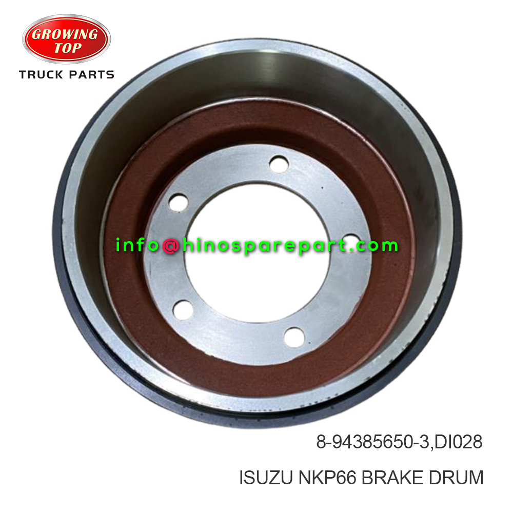 ISUZU NKP66 BRAKE DRUM 8-94385650-3