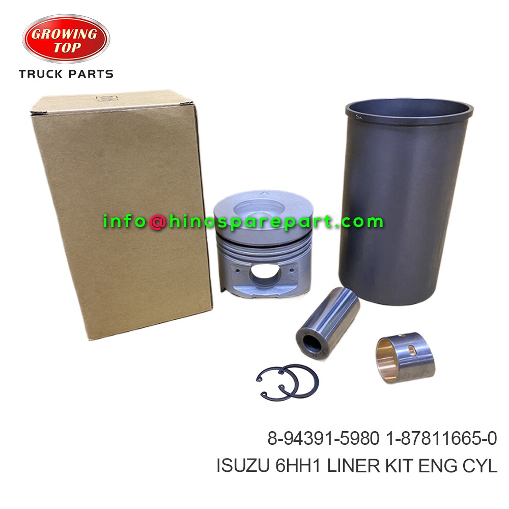 ISUZU 6HH1 LINER KIT  ENG CYL 8-94391-5980