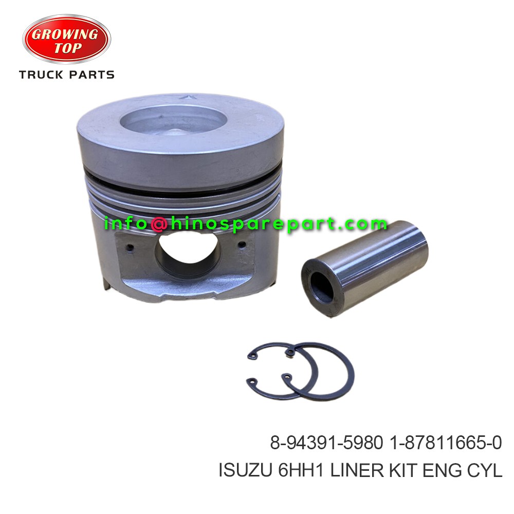 ISUZU 6HH1 LINER KIT  ENG CYL 8-94391-5980