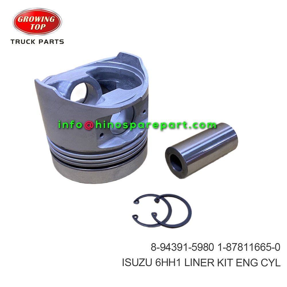 ISUZU 6HH1 LINER KIT  ENG CYL 8-94391-5980