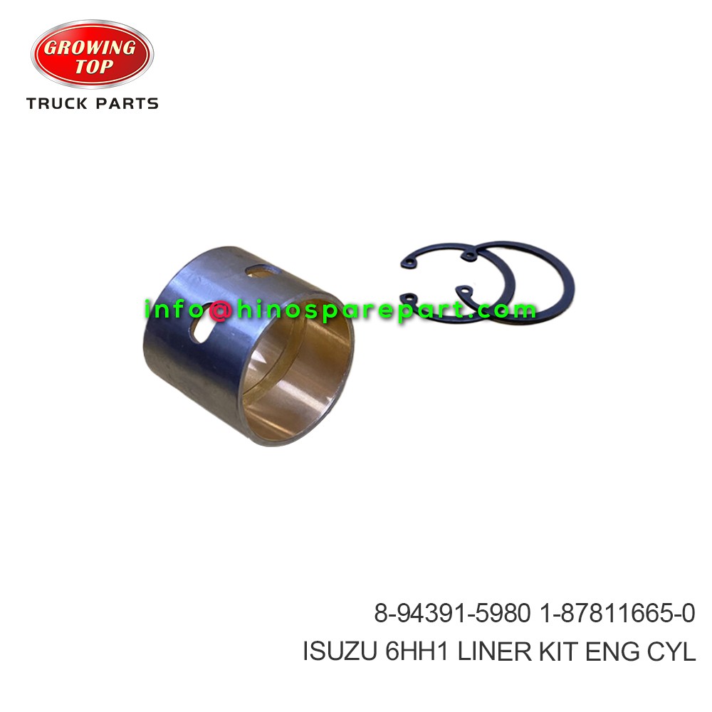 ISUZU 6HH1 LINER KIT  ENG CYL 8-94391-5980