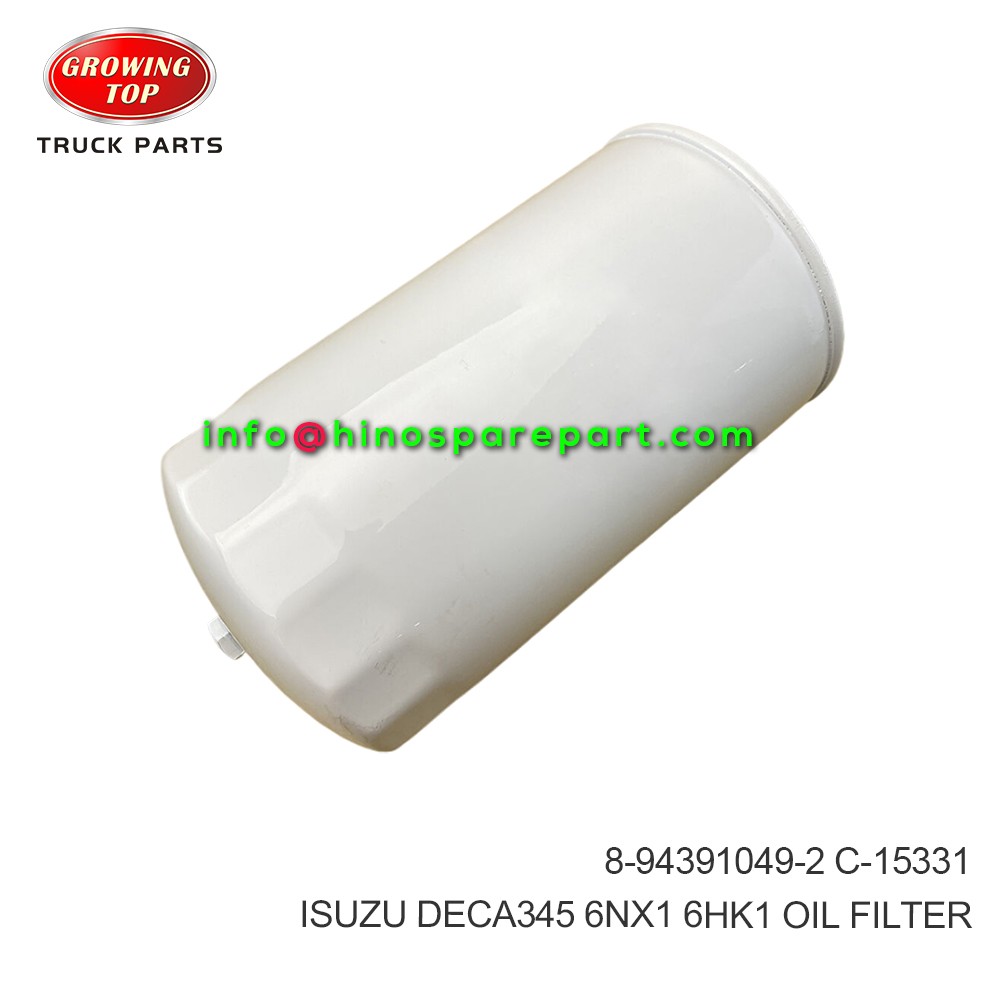 ISUZU DECA345 6NX1 6HK1 OIL FILTER  8-94391049-2