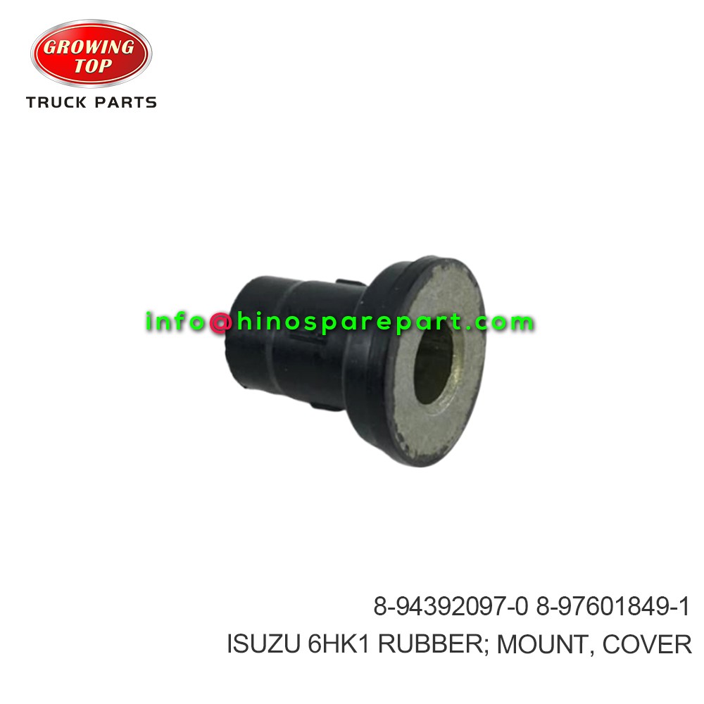 ISUZU 6HK1 RUBBER; MOUNT, COVER 8-94392097-0