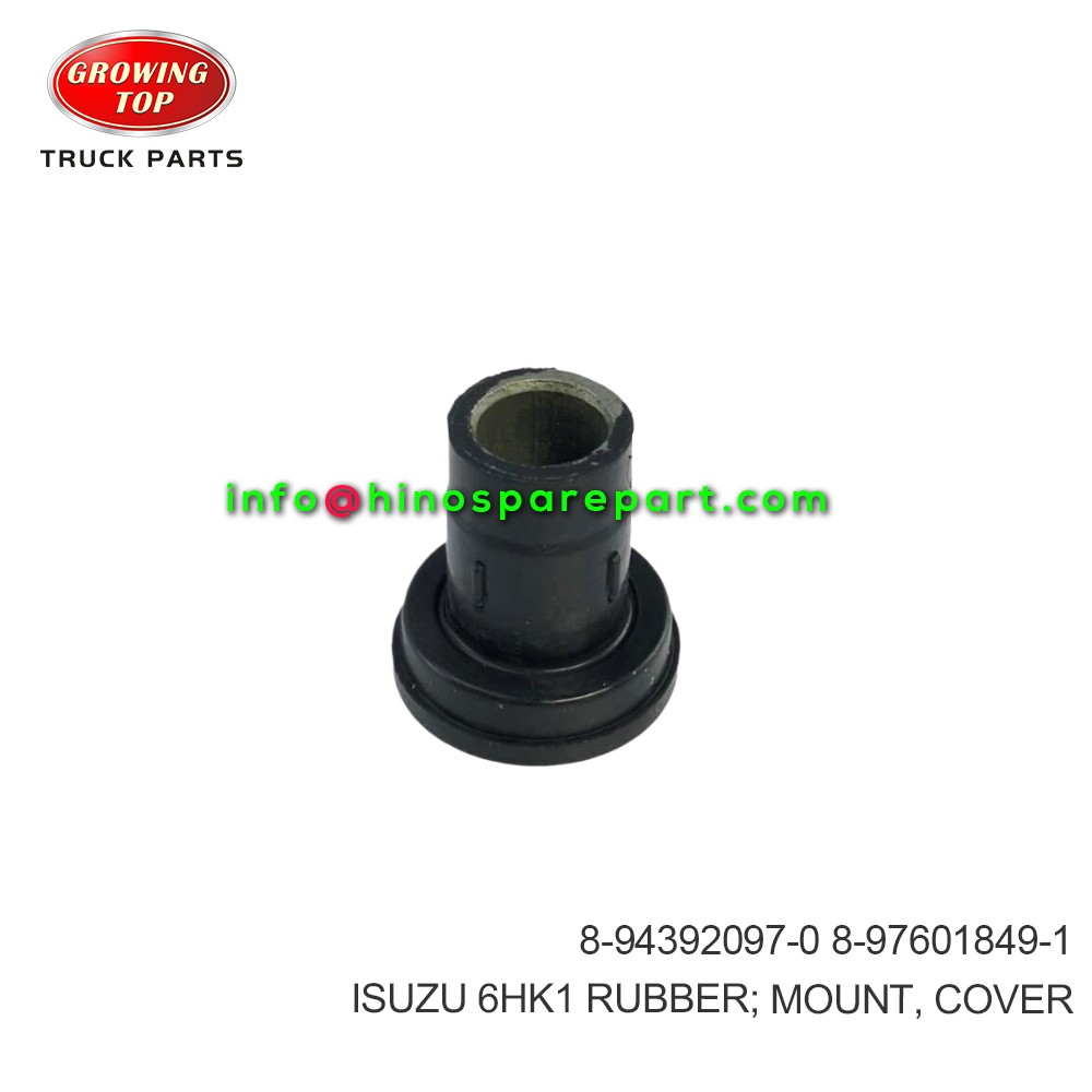 ISUZU 6HK1 RUBBER; MOUNT, COVER 8-94392097-0