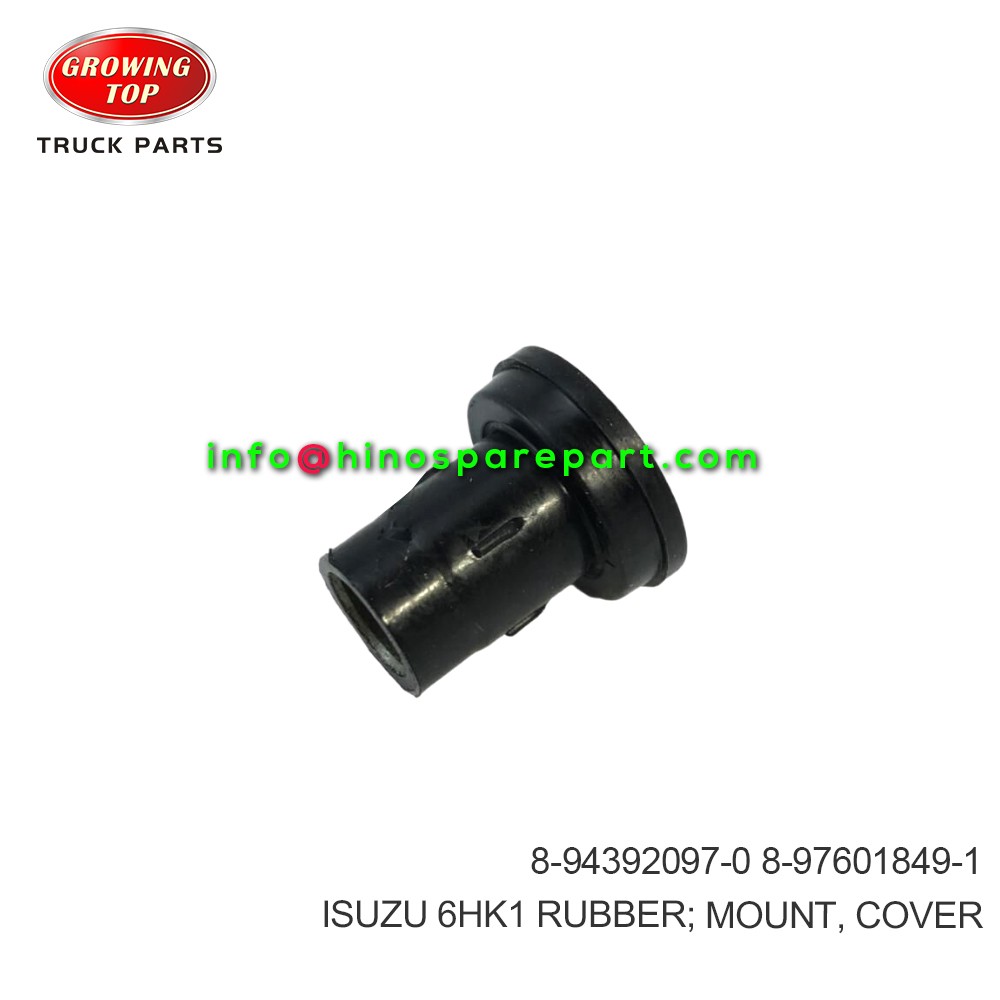 ISUZU 6HK1 RUBBER; MOUNT, COVER 8-94392097-0