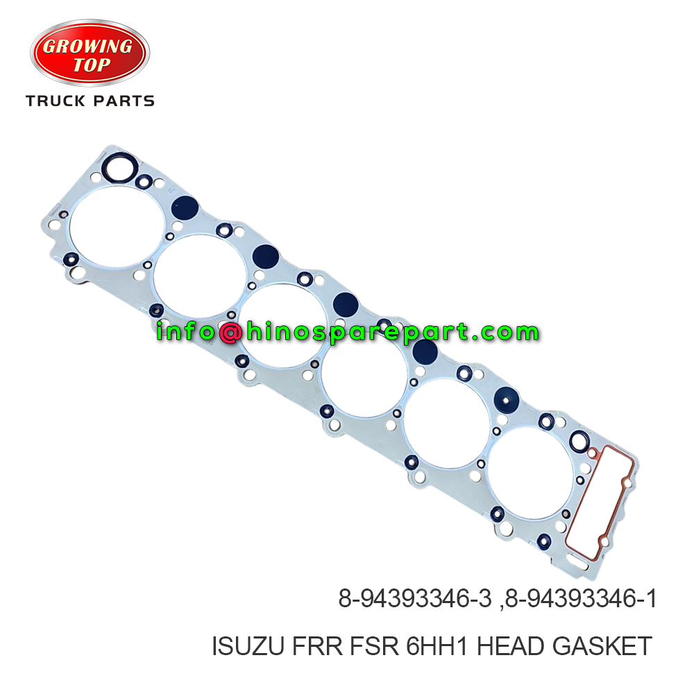 ISUZU FRR FSR 6HH1HEAD GASKET  8-94393346-3,8-94393346-1