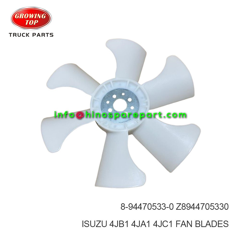 ISUZU 4JB1 4JA1 4JC1 FAN BLADES  8-94470533-0