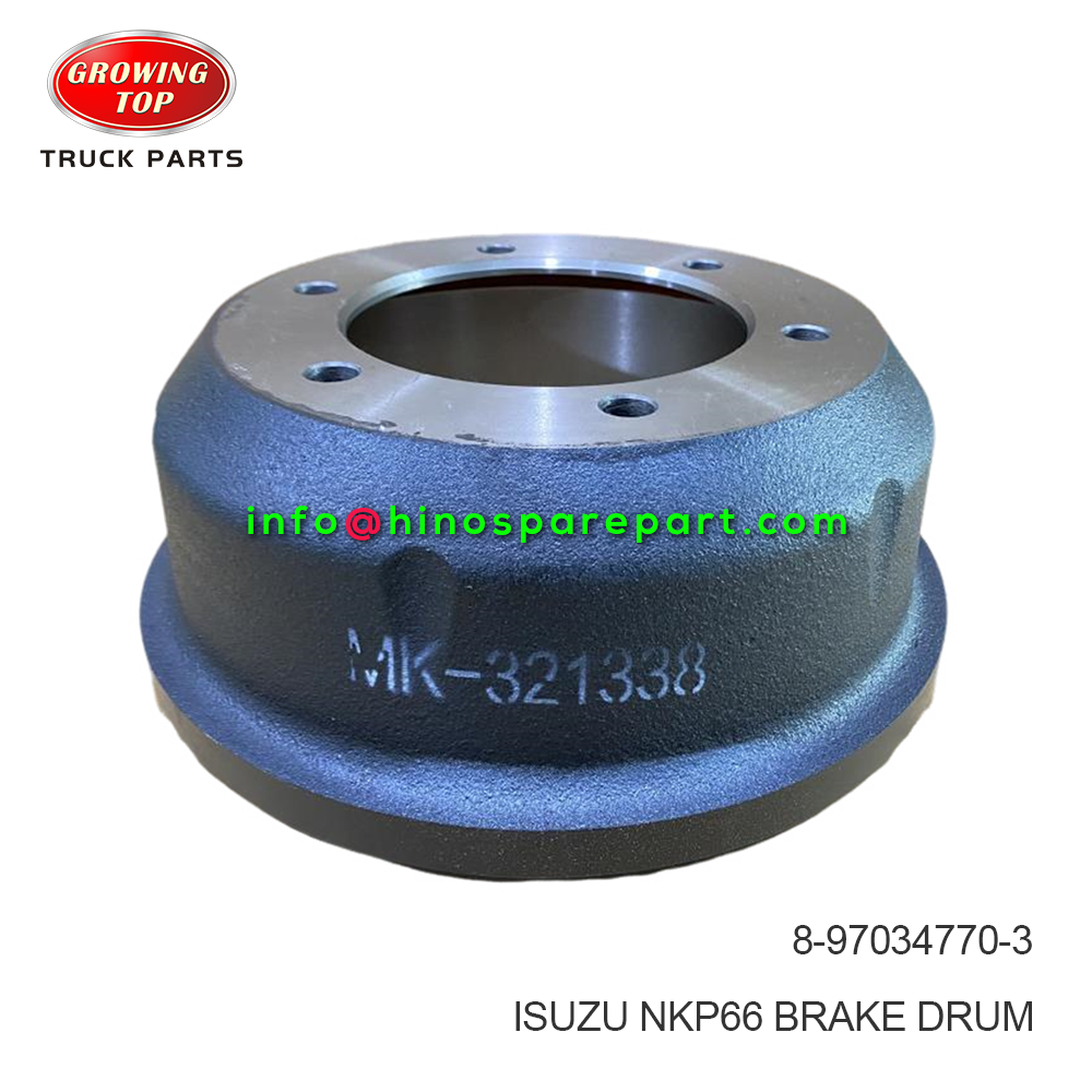 ISUZU NKP66 BRAKE DRUM 8-97034770-3