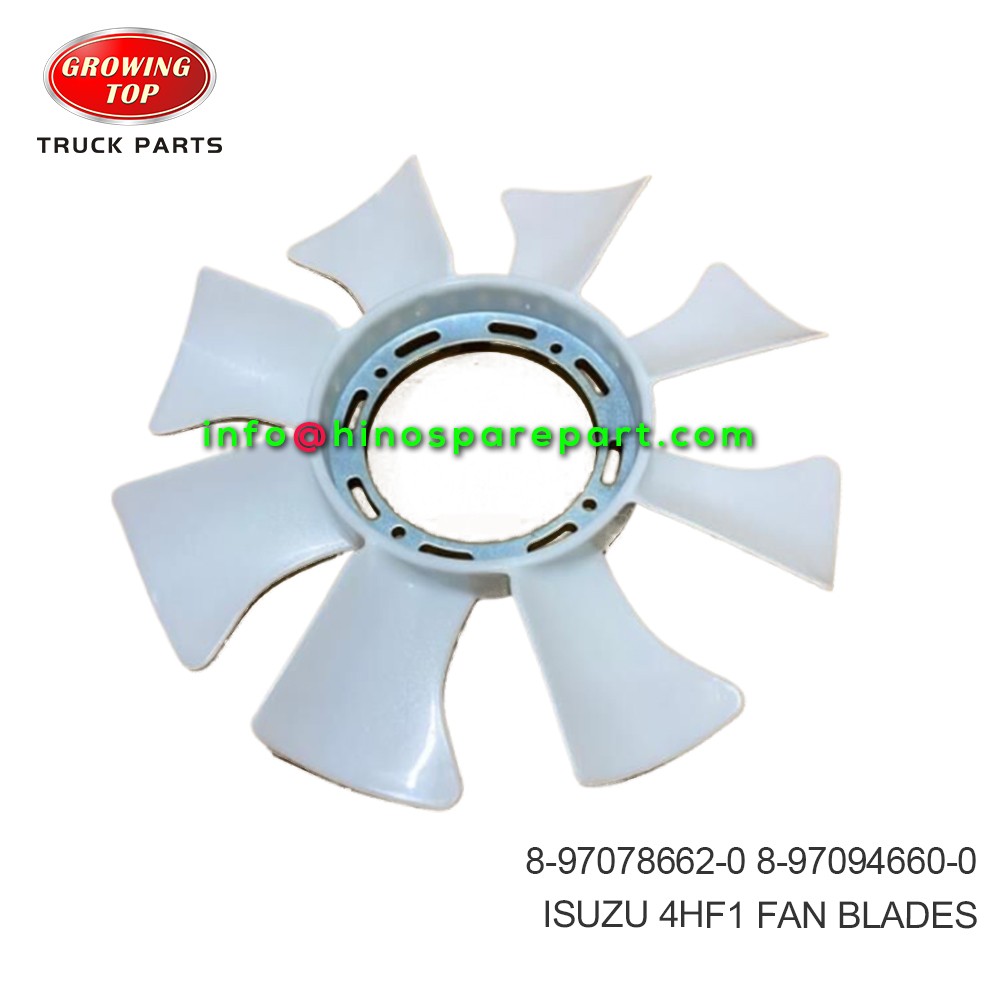 ISUZU 4HF1 FAN BLADES 8-97078662-0