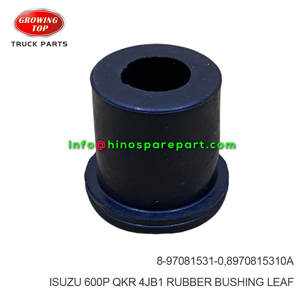 ISUZU 600P QKR 4JB1 RUBBER BUSHING LEAF 8-97081531-0