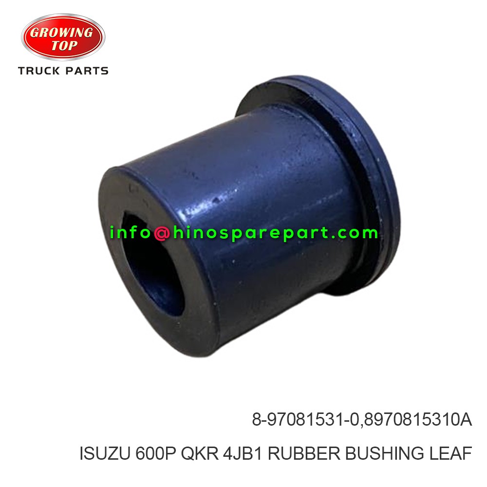 ISUZU 600P QKR 4JB1 RUBBER BUSHING LEAF 8-97081531-0