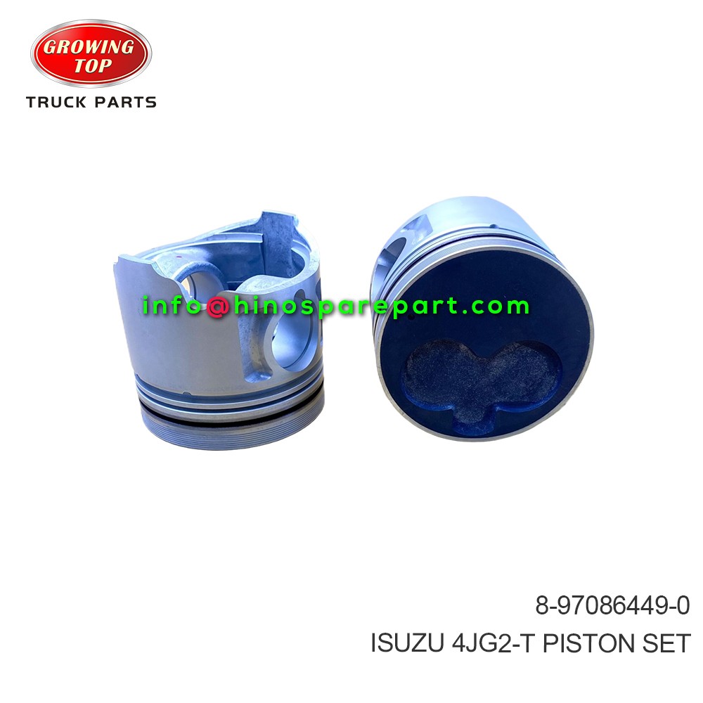 ISUZU 4JG2-T PISTON SET 8-97086449-0