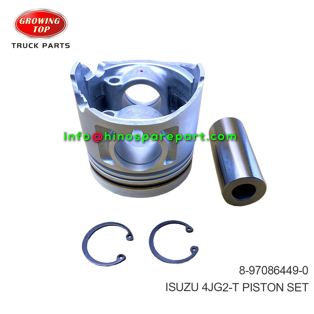 ISUZU 4JG2-T PISTON SET 8-97086449-0