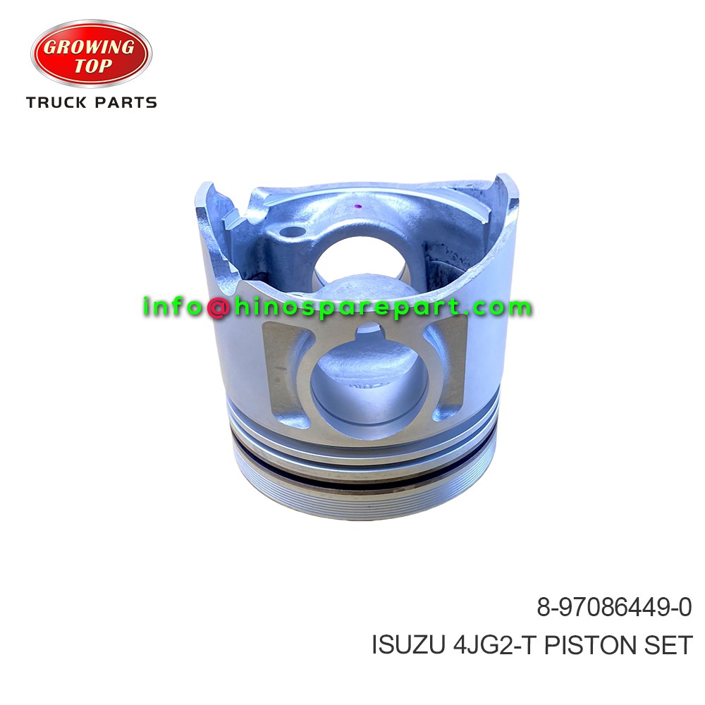 ISUZU 4JG2-T PISTON SET 8-97086449-0