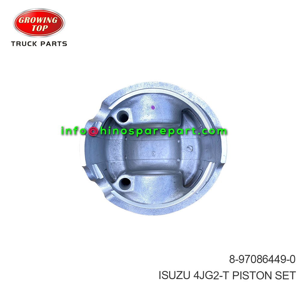 ISUZU 4JG2-T PISTON SET 8-97086449-0