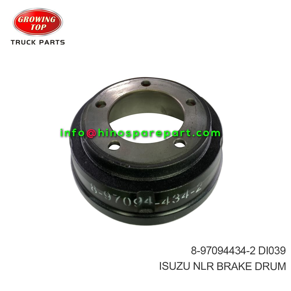 ISUZU NLR  BRAKE DRUM  8-97094434-2