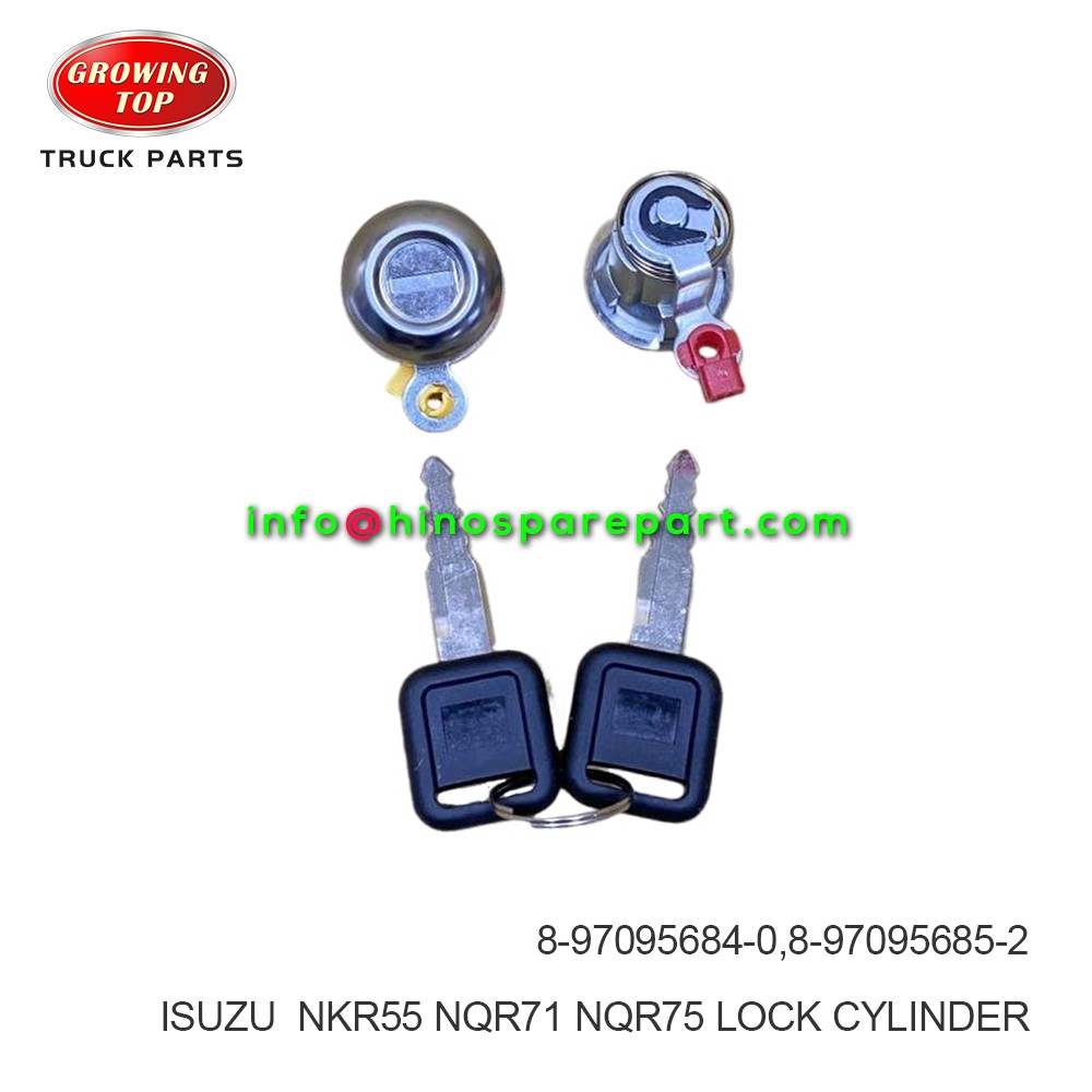 ISUZU  NKR55 NQR71 NQR75 LOCK CYLINDER  8-97095684-0