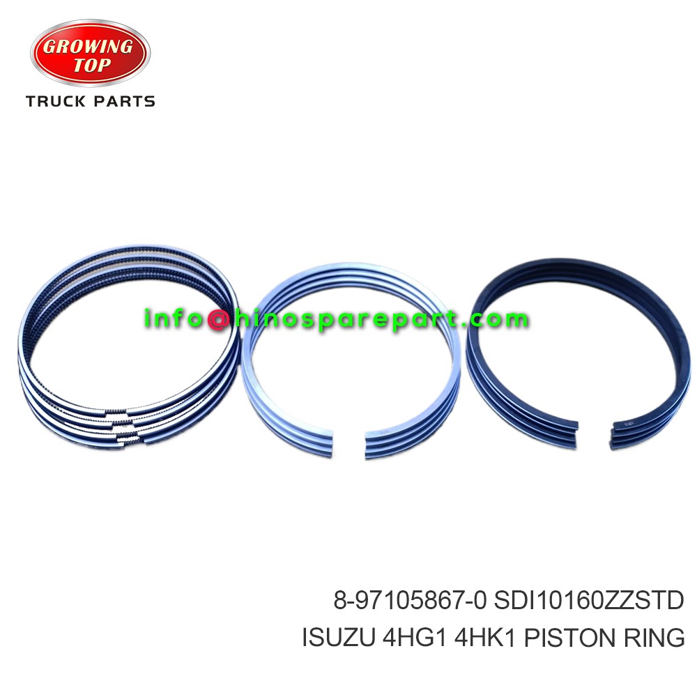 ISUZU  4HG1 4HK1  PISTON RING  8-97105867-0