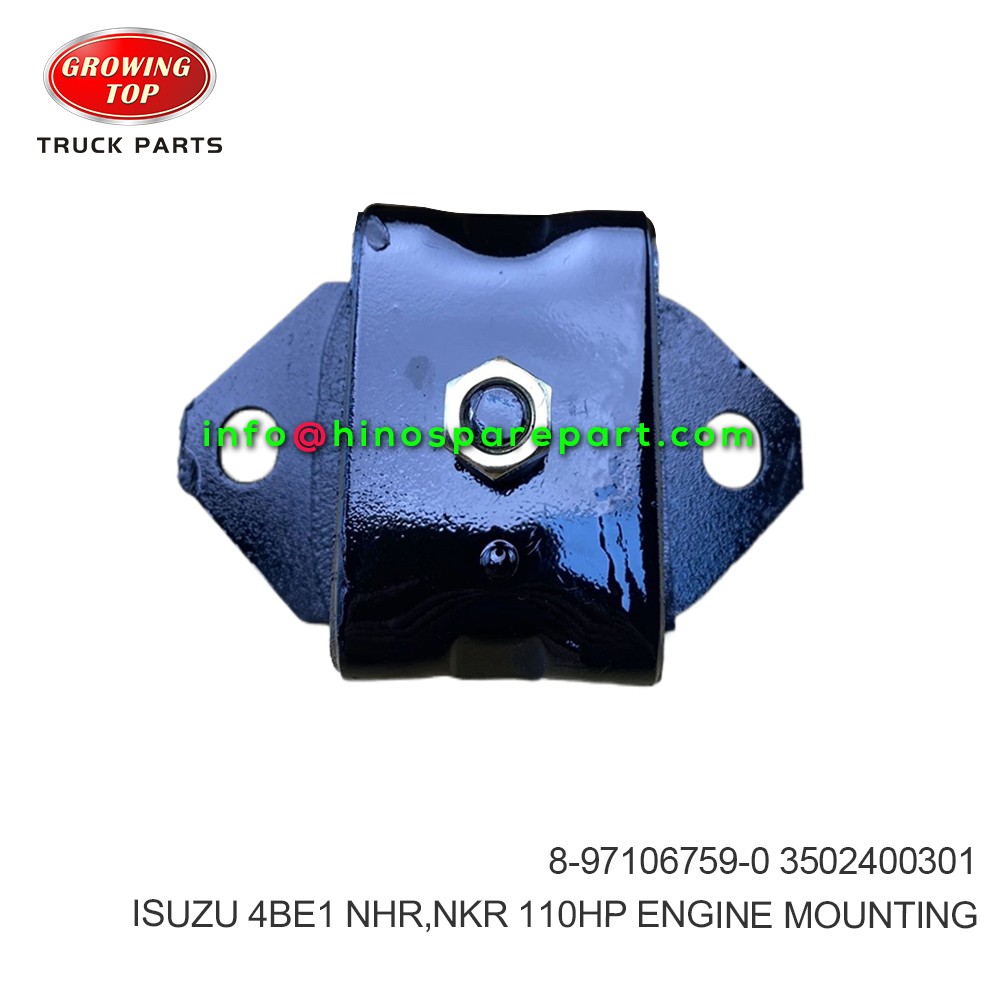 ISUZU 4BE1 NHR NKR 110HP  ENGINE MOUNTING  8-97106759-0