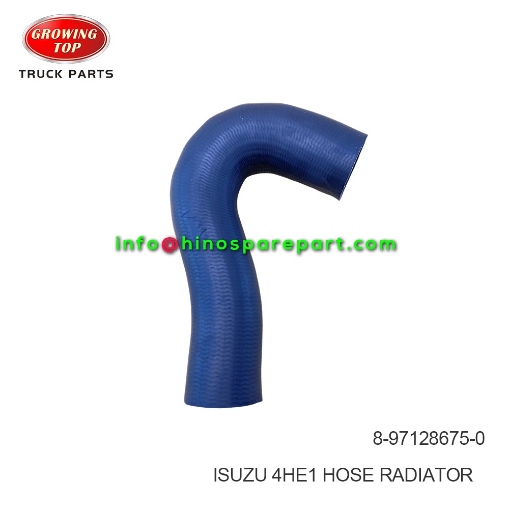 ISUZU 4HF1 4HE1 HOSE RADIATOR INLET 8-97128675-0