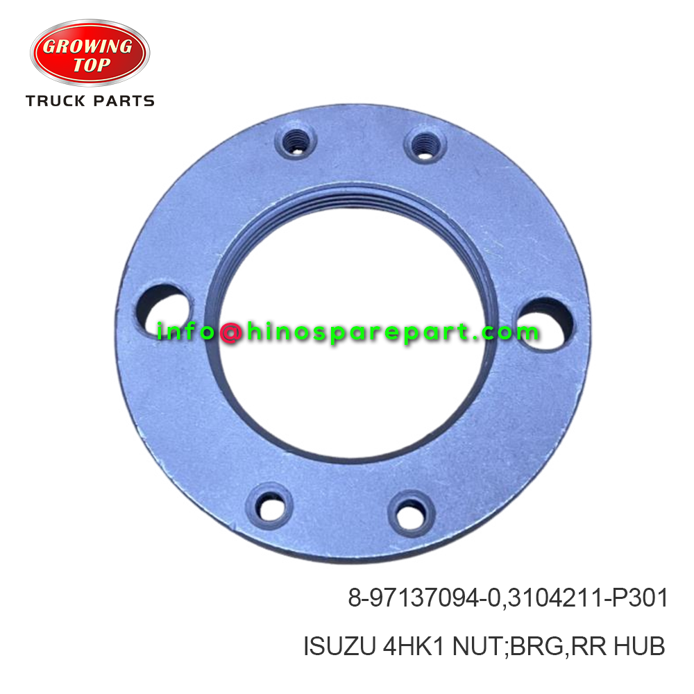 ISUZU 4HK1 NUT BRG RR HUB 8-97137094-0,