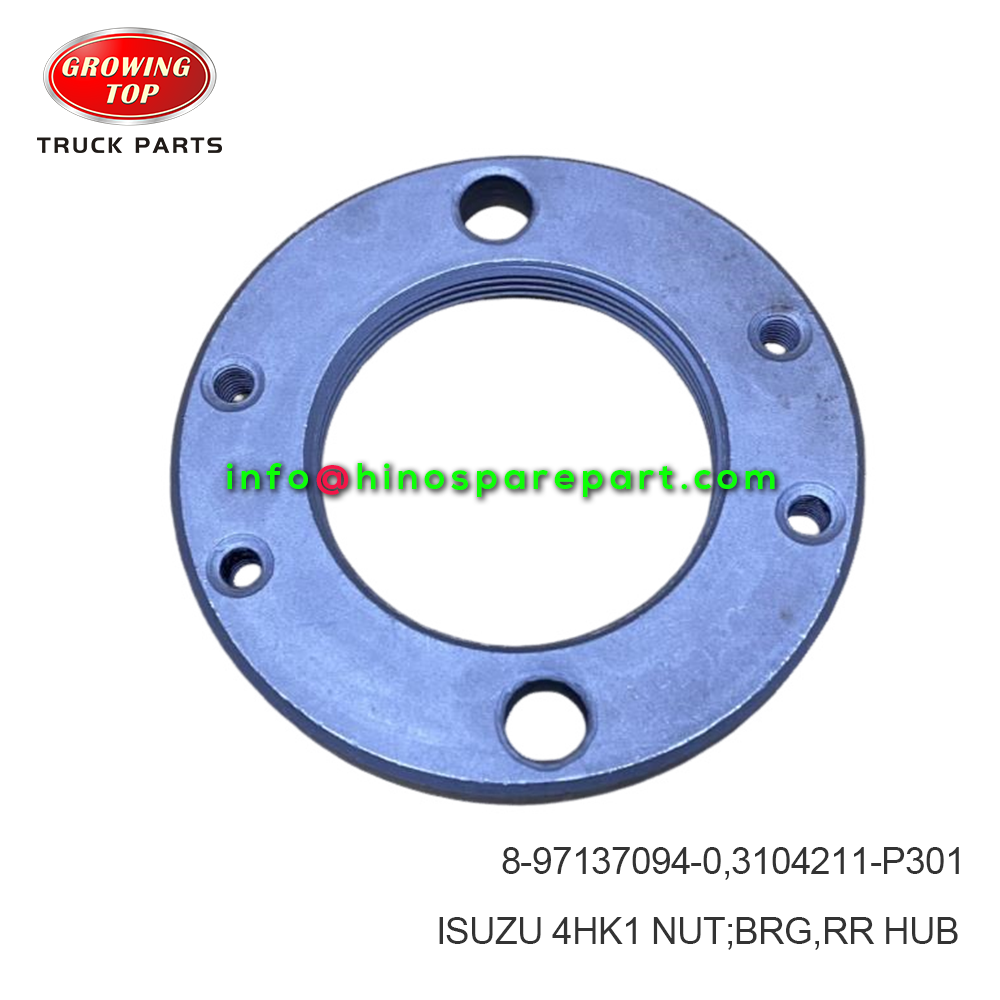 ISUZU 4HK1 NUT BRG RR HUB 8-97137094-0,