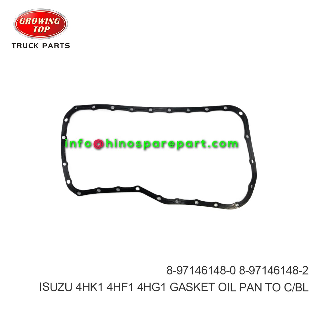 ISUZU 4HK1 4HF1 4HG1  GASKET OIL PAN TO C/BL  8-97146148-0