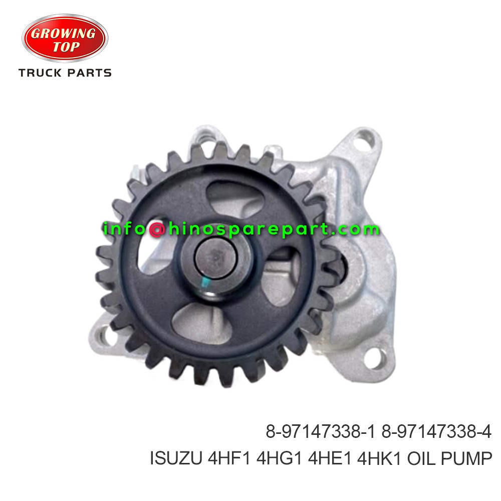 ISUZU 4HF1 4HG1 4HE1 4HK1  OIL PUMP  8-97147338-1