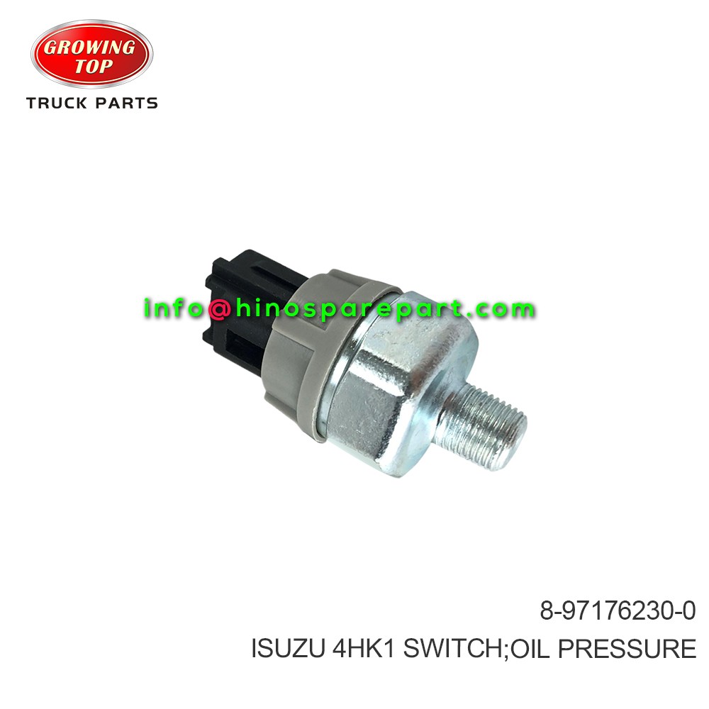 ISUZU 4HK1 SWITCH OIL PRESSURE 8-97176230-0