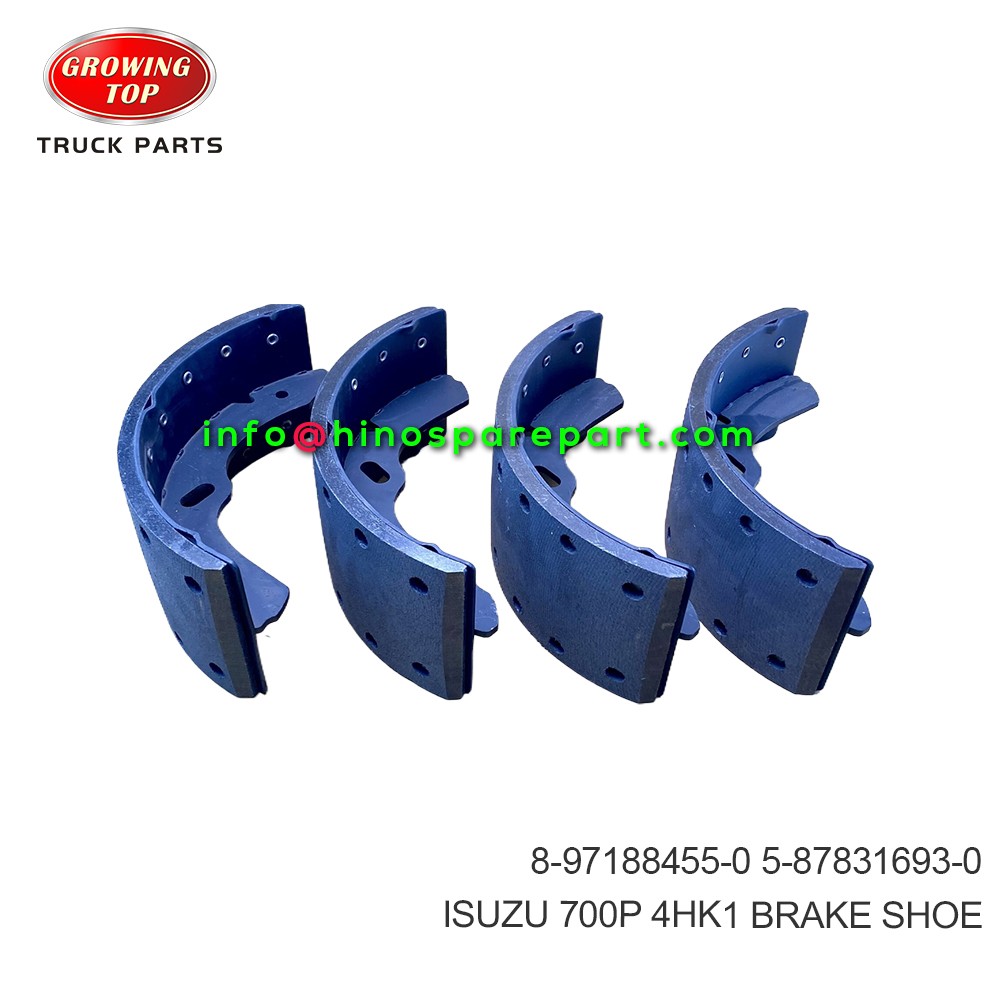 ISUZU 700P 4HK1 BRAKE SHOE 8-97188455-0