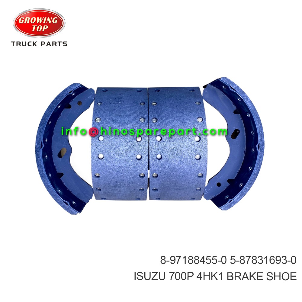 ISUZU 700P 4HK1 BRAKE SHOE 8-97188455-0