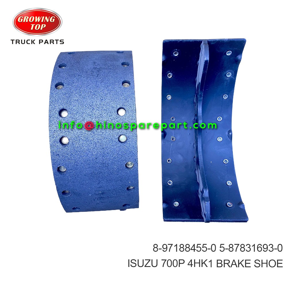 ISUZU 700P 4HK1 BRAKE SHOE 8-97188455-0