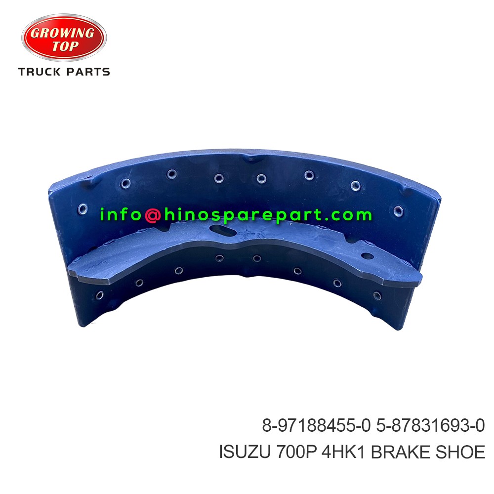 ISUZU 700P 4HK1 BRAKE SHOE 8-97188455-0