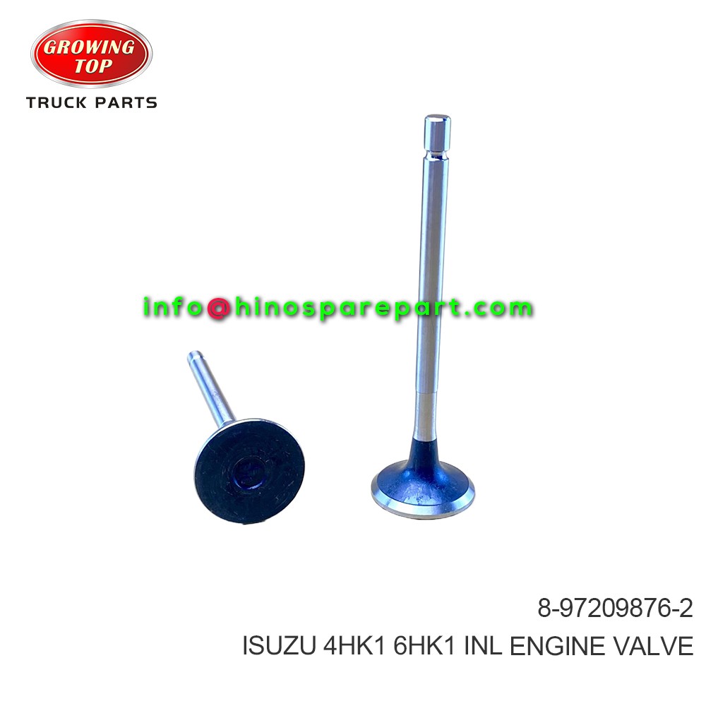 ISUZU 4HK1 6HK1 INL ENGINE VALVE 8-97209876-2