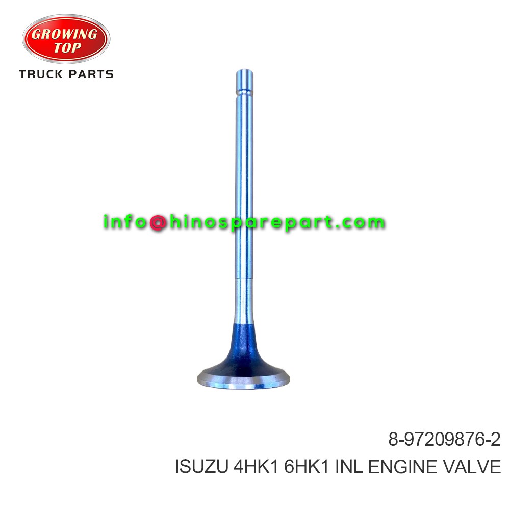 ISUZU 4HK1 6HK1 INL ENGINE VALVE 8-97209876-2