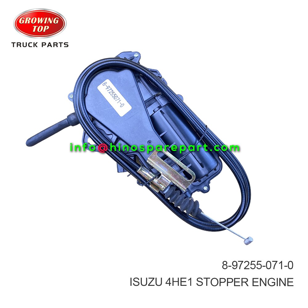 ISUZU 4HE1 STOPPER ENGINE 8-97255-071-0