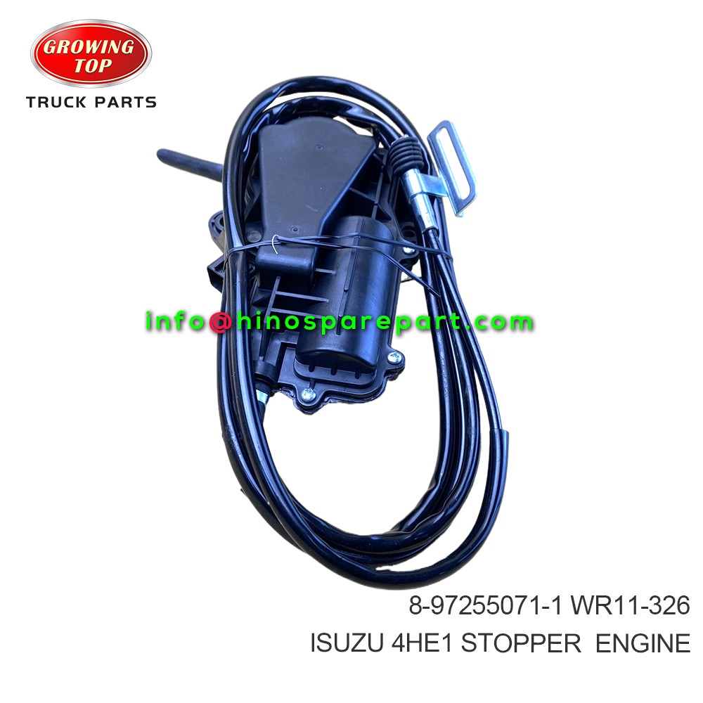 ISUZU 4HE1 STOPPER ENGINE 8-97255071-1