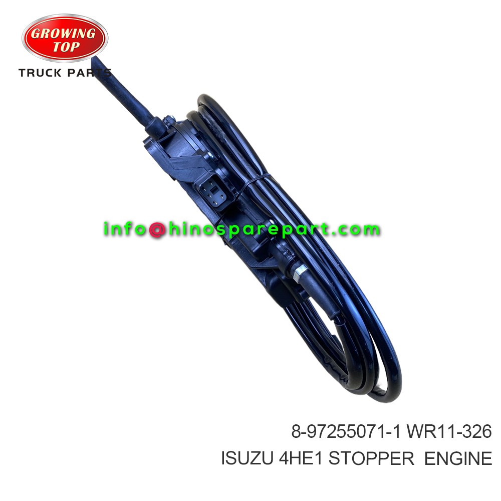 ISUZU 4HE1 STOPPER ENGINE 8-97255071-1