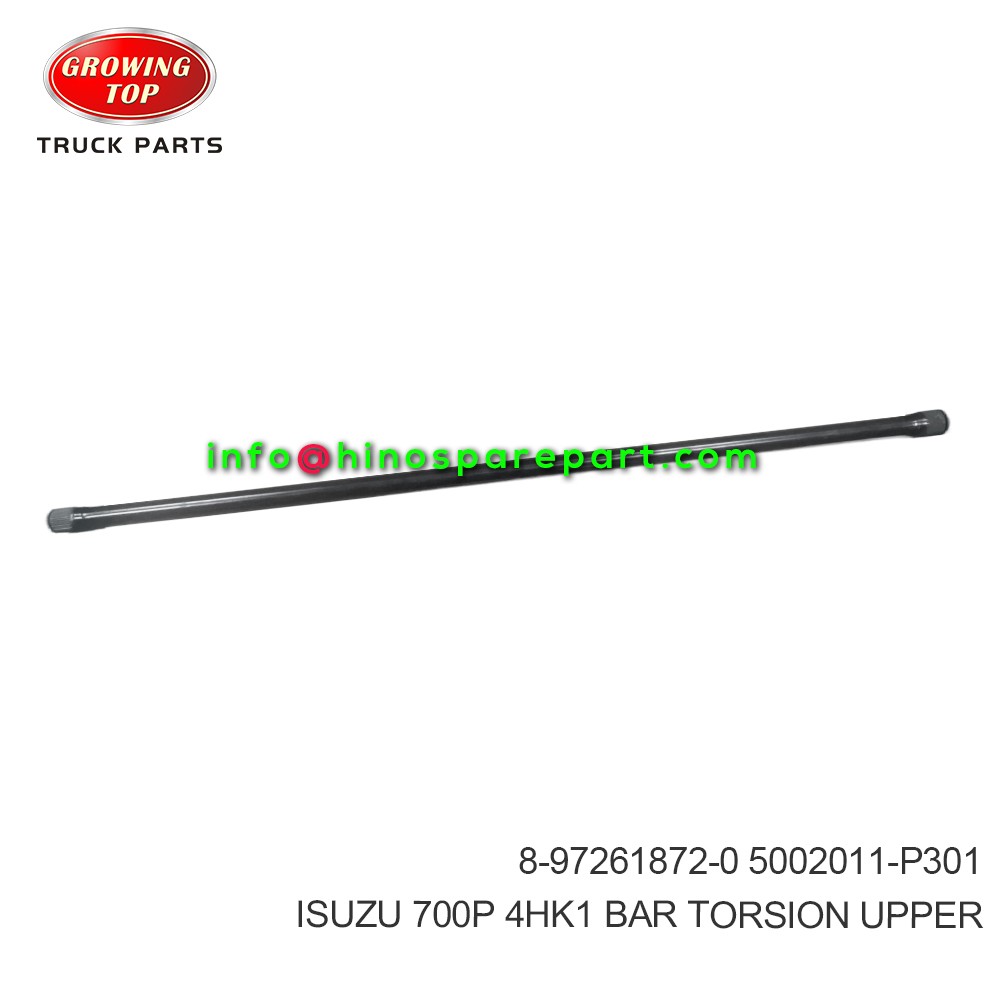 ISUZU 700P 4HK1 BAR  TORSION UPPER 8-97261872-0