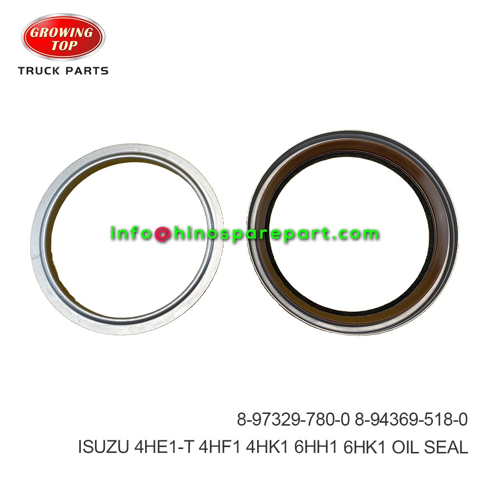 ISUZU 4HE1-T 4HF1 4HK1 6HH1 6HK1 OIL SEAL 8-97329-780-0