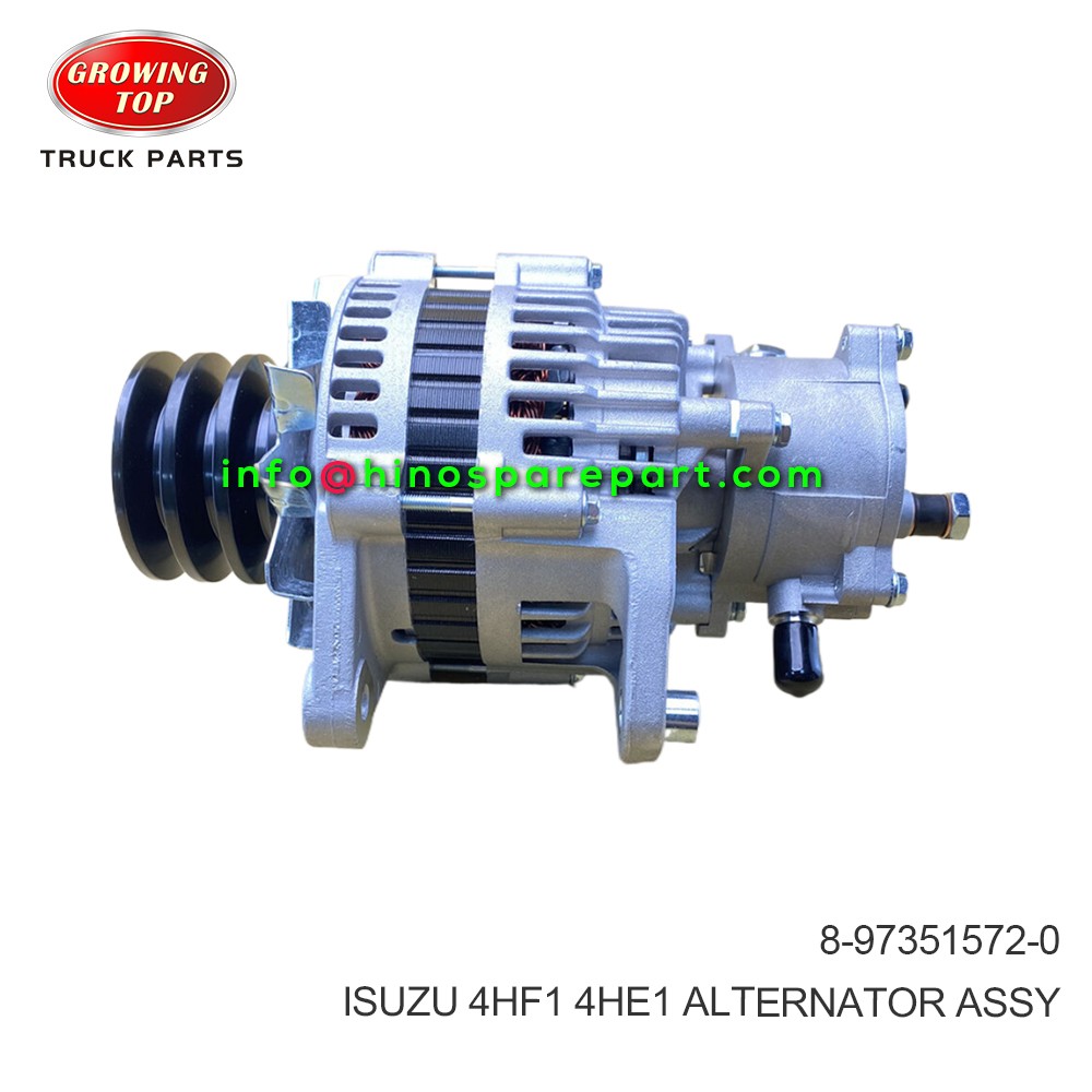 ISUZU 4HF1 4HE1 ALTERNATOR ASSY 8-97351572-0