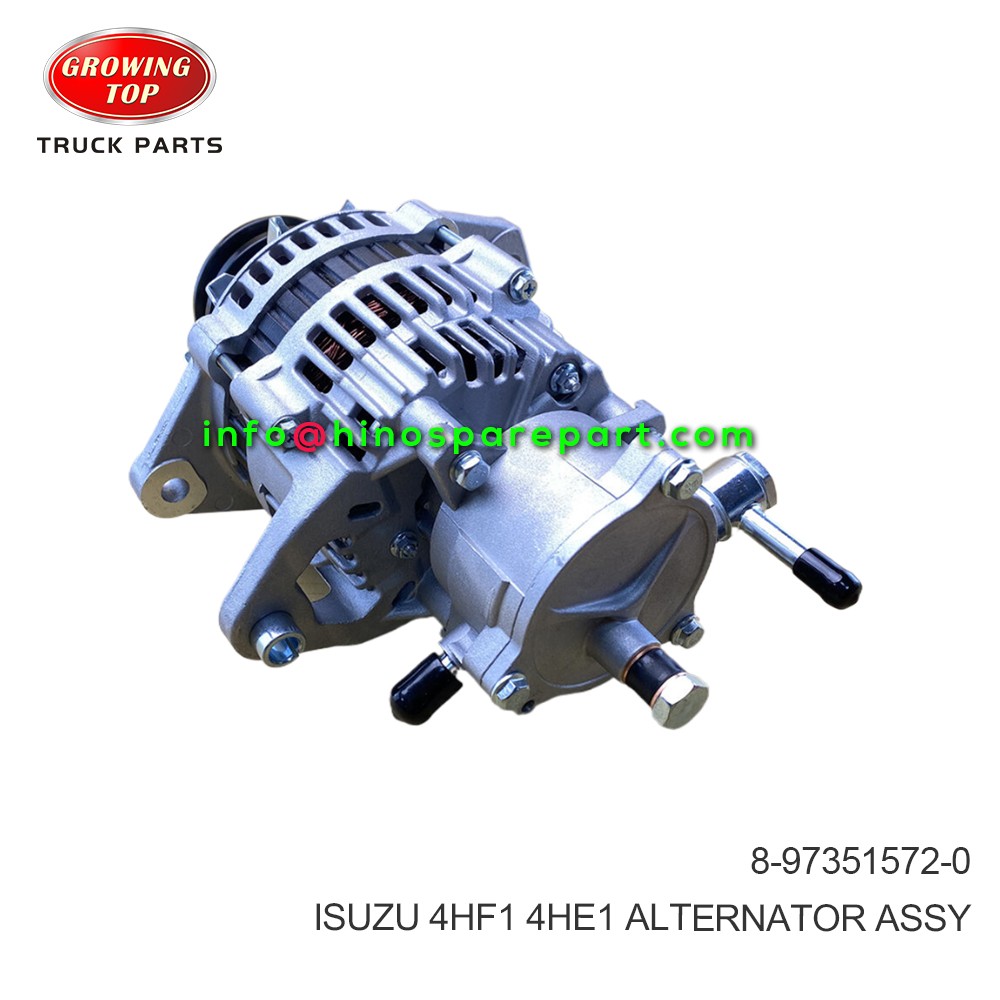 ISUZU 4HF1 4HE1 ALTERNATOR ASSY 8-97351572-0