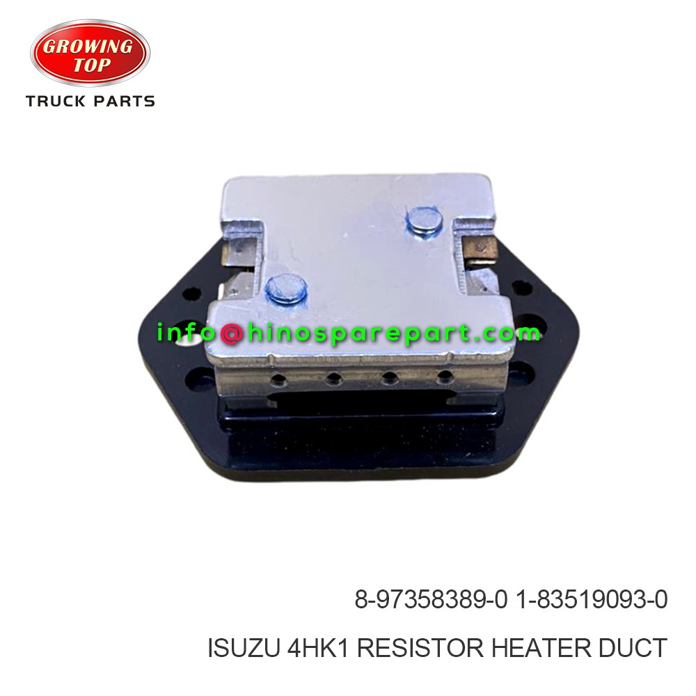 ISUZU 4HK1 RESISTOR,HEATER DUCT 8-97358389-0