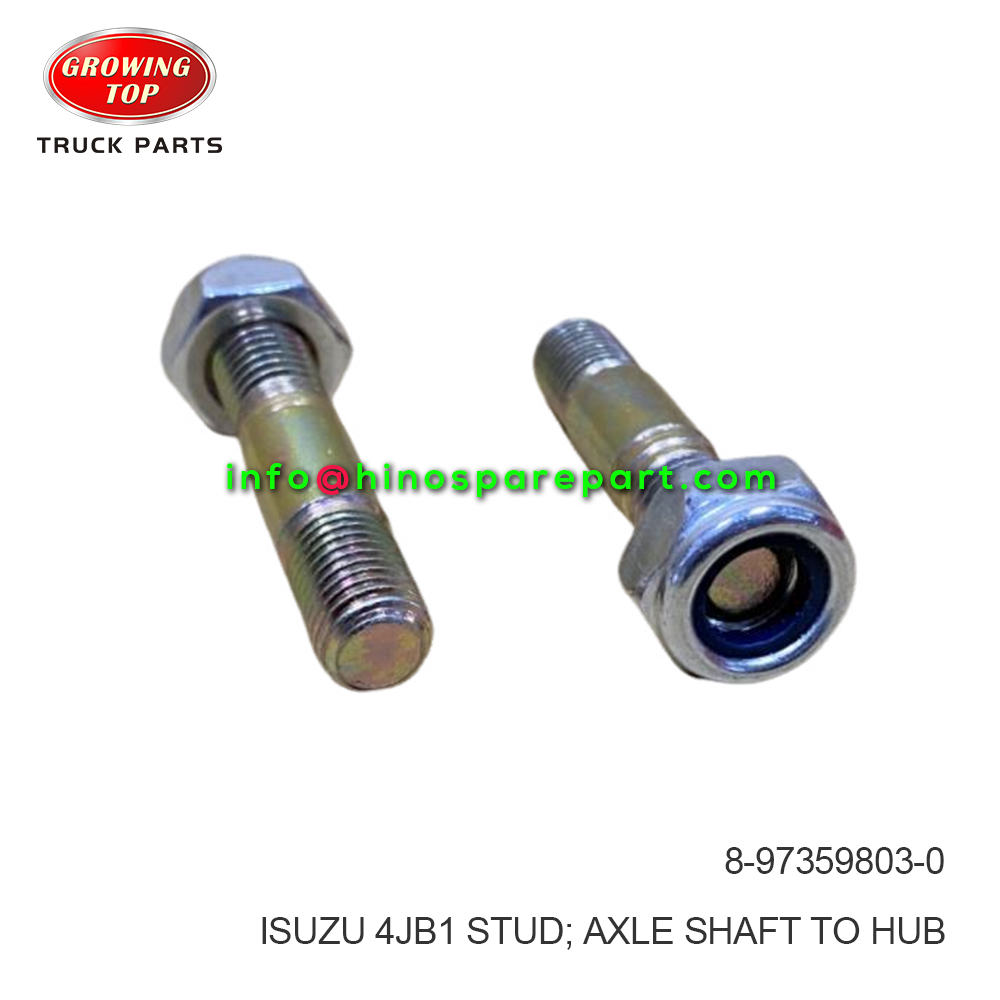 ISUZU 4JB1 STUD AXLE SHAFT TO HUB 8-97359803-0