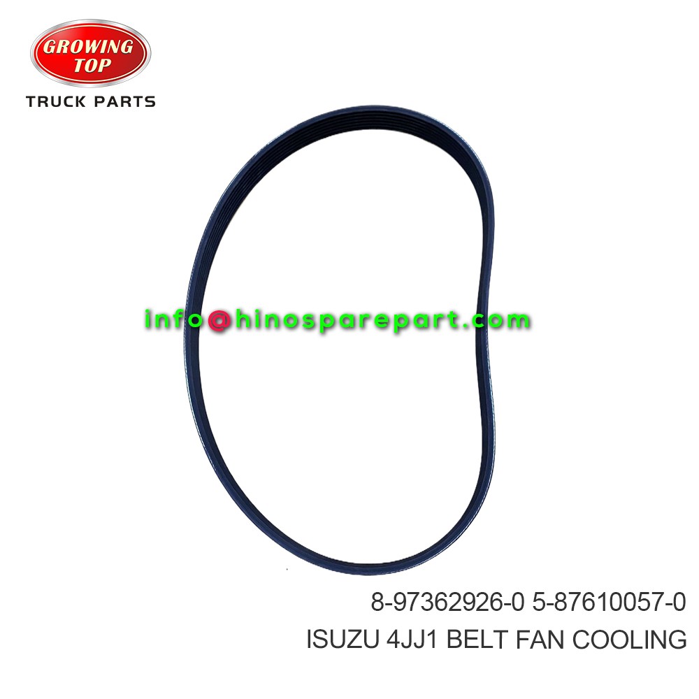 ISUZU 4JJ1 BELT COOLING FAN 8-97362926-0