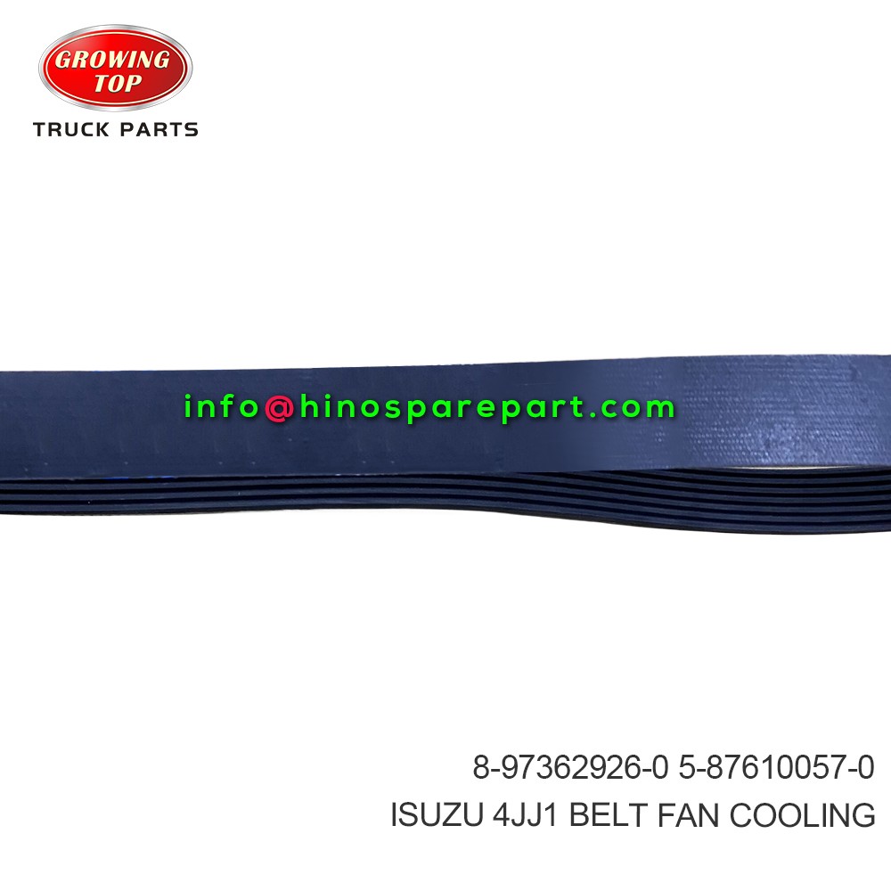 ISUZU 4JJ1 BELT COOLING FAN 8-97362926-0