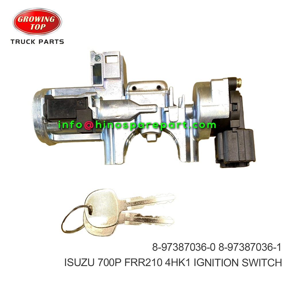 ISUZU 700P FRR210 4HK1  IGNITION SWITCH  8-97387036-0