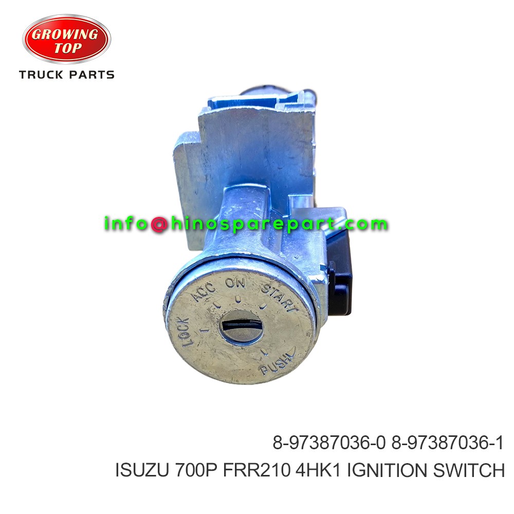 ISUZU 700P FRR210 4HK1  IGNITION SWITCH  8-97387036-0