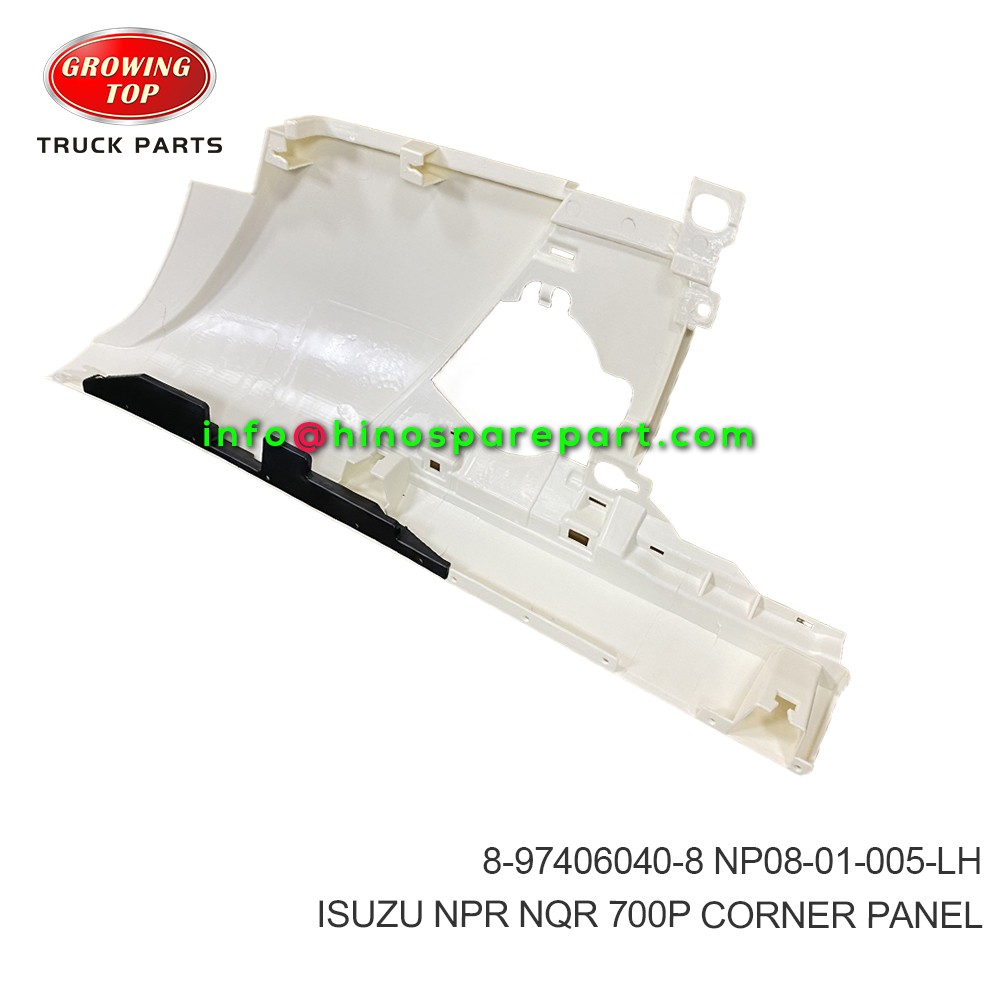 ISUZU NPR NQR 700P CORNER PANEL 8-97406040-8