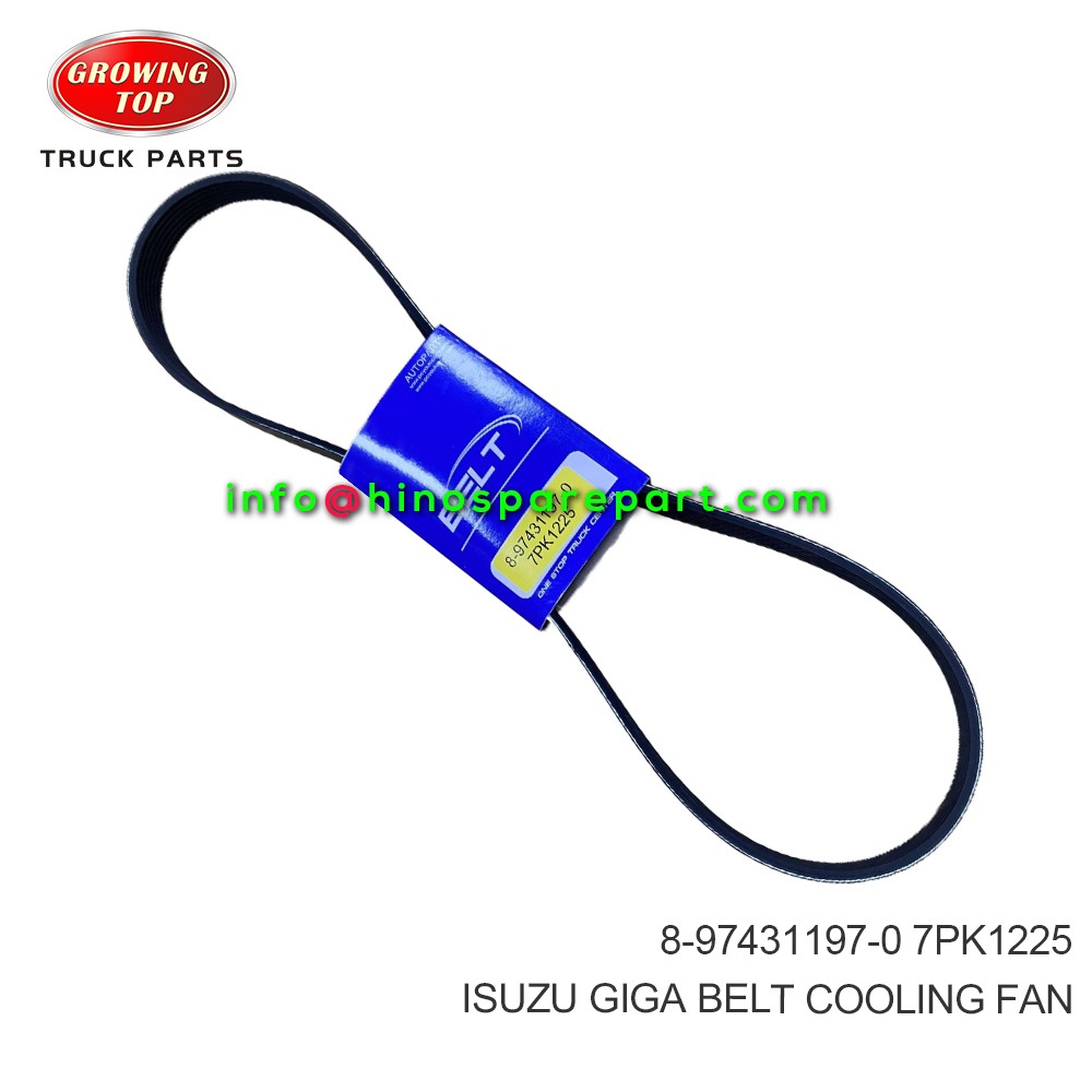 ISUZU GIGA BELT COOLING FAN 8-97431197-0